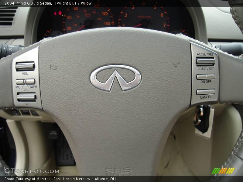 Twilight Blue / Willow 2004 Infiniti G 35 x Sedan