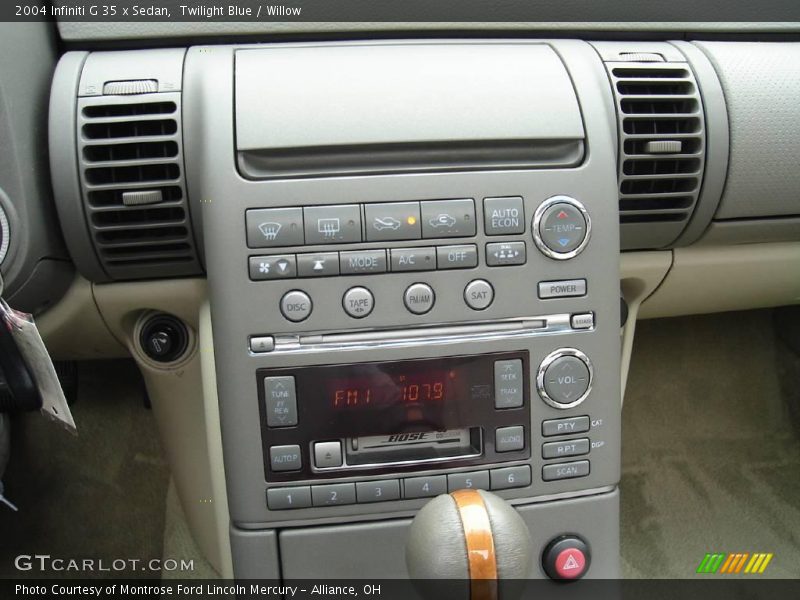 Twilight Blue / Willow 2004 Infiniti G 35 x Sedan