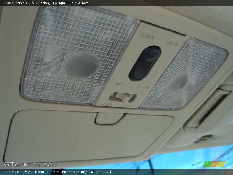 Twilight Blue / Willow 2004 Infiniti G 35 x Sedan