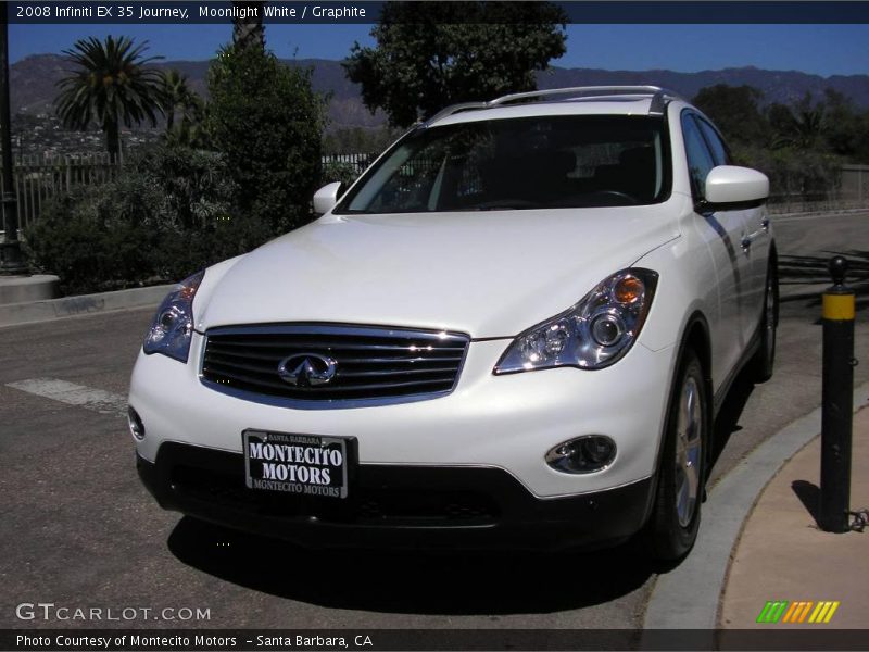 Moonlight White / Graphite 2008 Infiniti EX 35 Journey