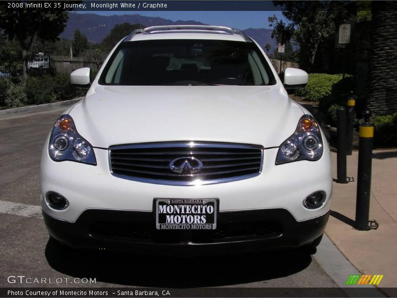 Moonlight White / Graphite 2008 Infiniti EX 35 Journey