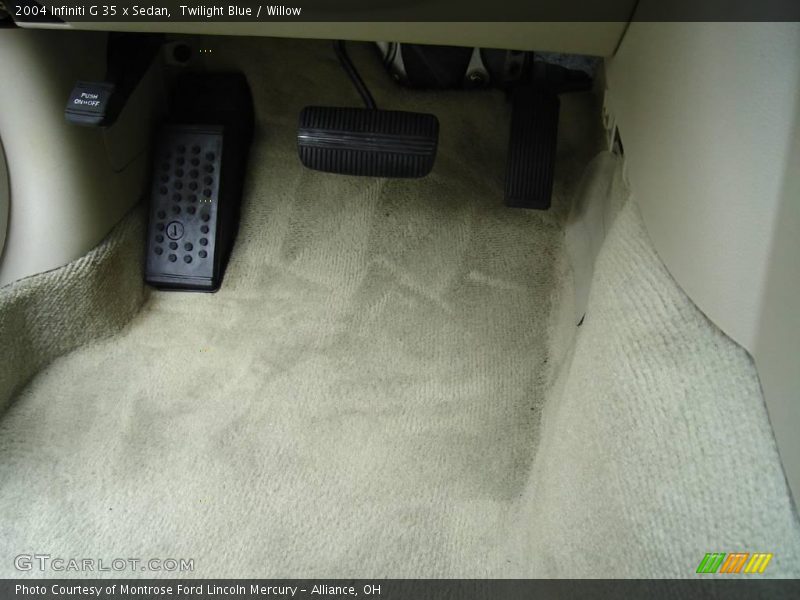 Twilight Blue / Willow 2004 Infiniti G 35 x Sedan