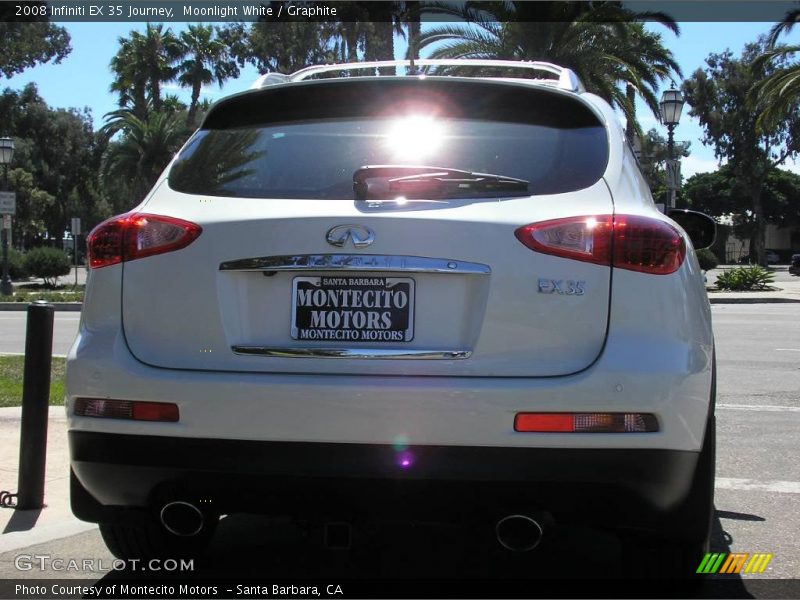 Moonlight White / Graphite 2008 Infiniti EX 35 Journey