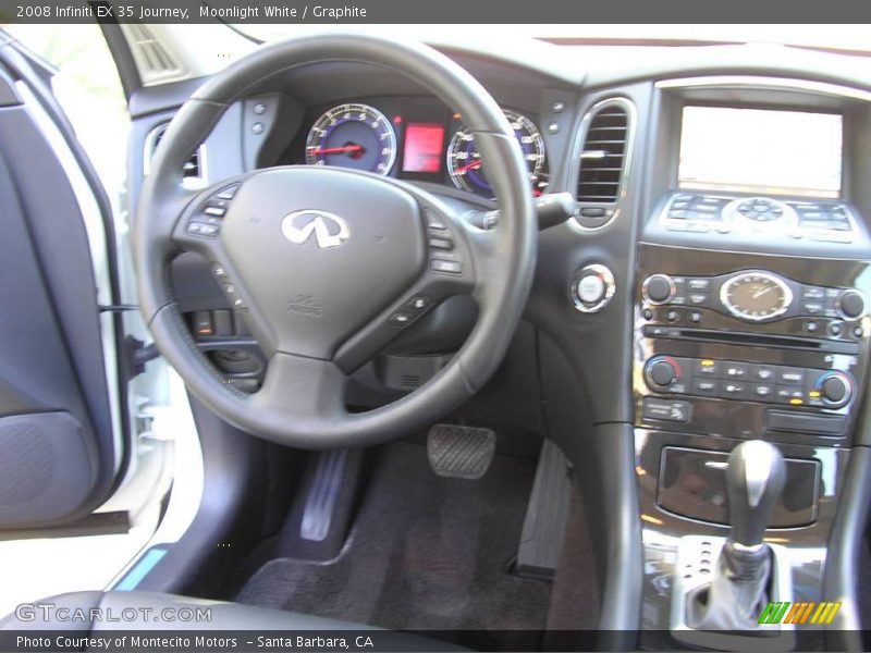 Moonlight White / Graphite 2008 Infiniti EX 35 Journey