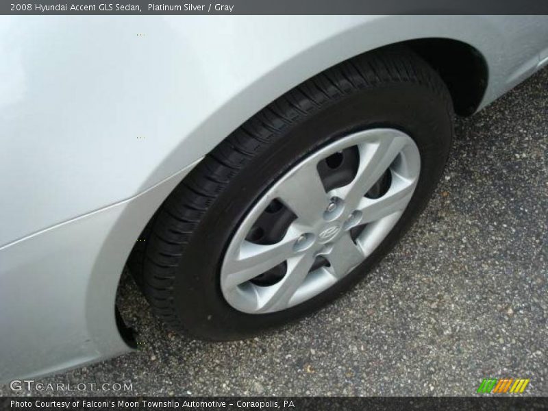 Platinum Silver / Gray 2008 Hyundai Accent GLS Sedan