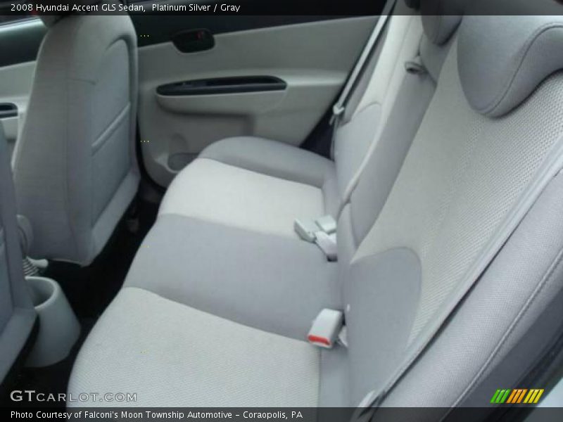 Platinum Silver / Gray 2008 Hyundai Accent GLS Sedan