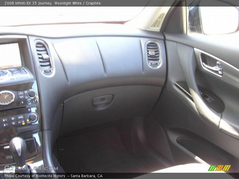 Moonlight White / Graphite 2008 Infiniti EX 35 Journey