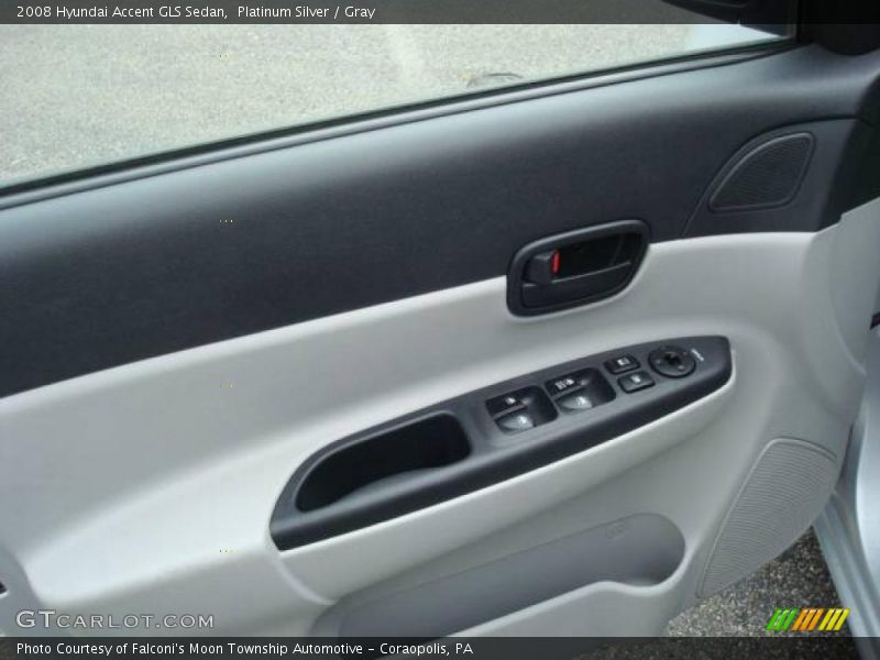 Platinum Silver / Gray 2008 Hyundai Accent GLS Sedan