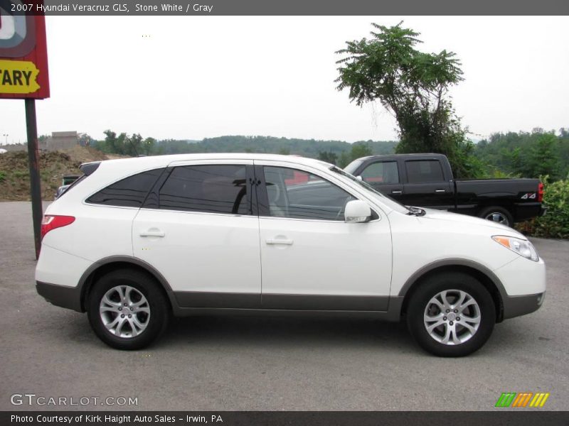 Stone White / Gray 2007 Hyundai Veracruz GLS