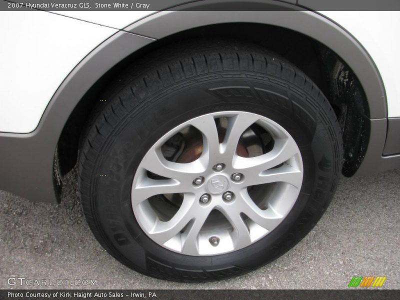 Stone White / Gray 2007 Hyundai Veracruz GLS