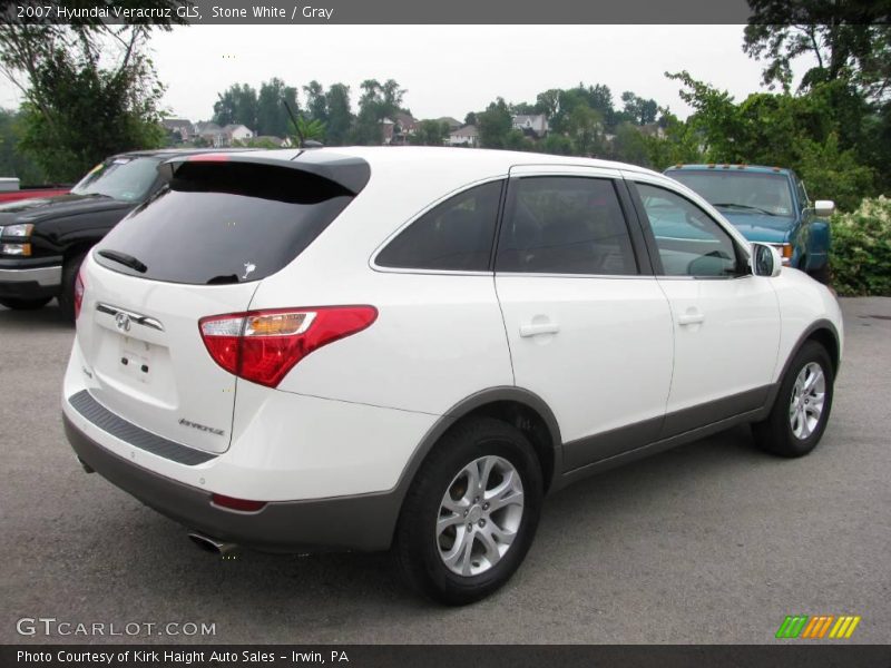 Stone White / Gray 2007 Hyundai Veracruz GLS