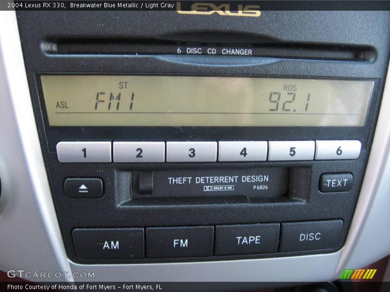 Breakwater Blue Metallic / Light Gray 2004 Lexus RX 330