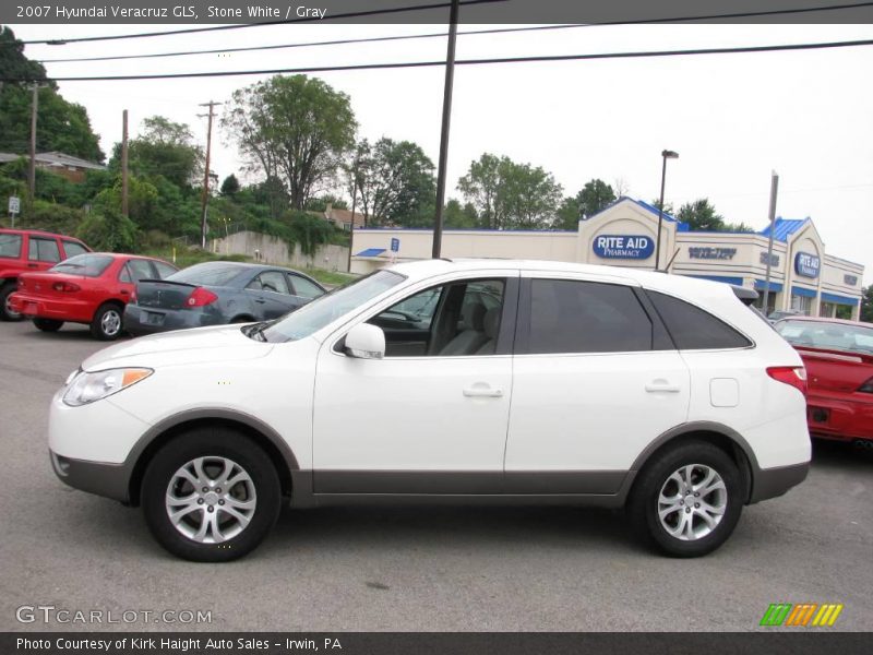 Stone White / Gray 2007 Hyundai Veracruz GLS