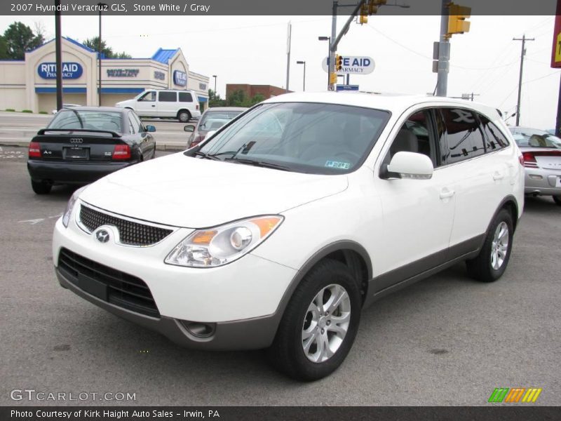Stone White / Gray 2007 Hyundai Veracruz GLS