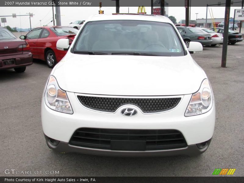 Stone White / Gray 2007 Hyundai Veracruz GLS