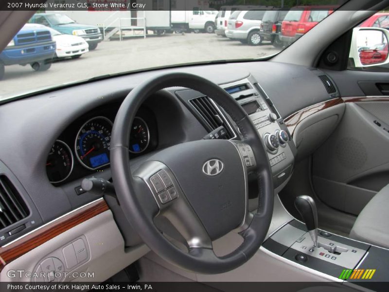 Stone White / Gray 2007 Hyundai Veracruz GLS