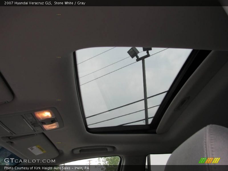 Stone White / Gray 2007 Hyundai Veracruz GLS