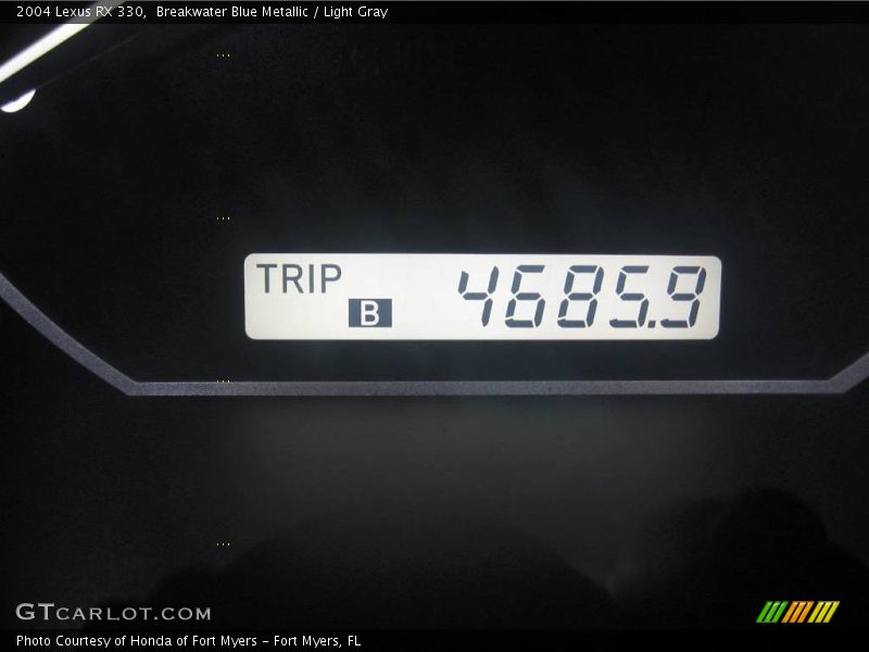 Breakwater Blue Metallic / Light Gray 2004 Lexus RX 330