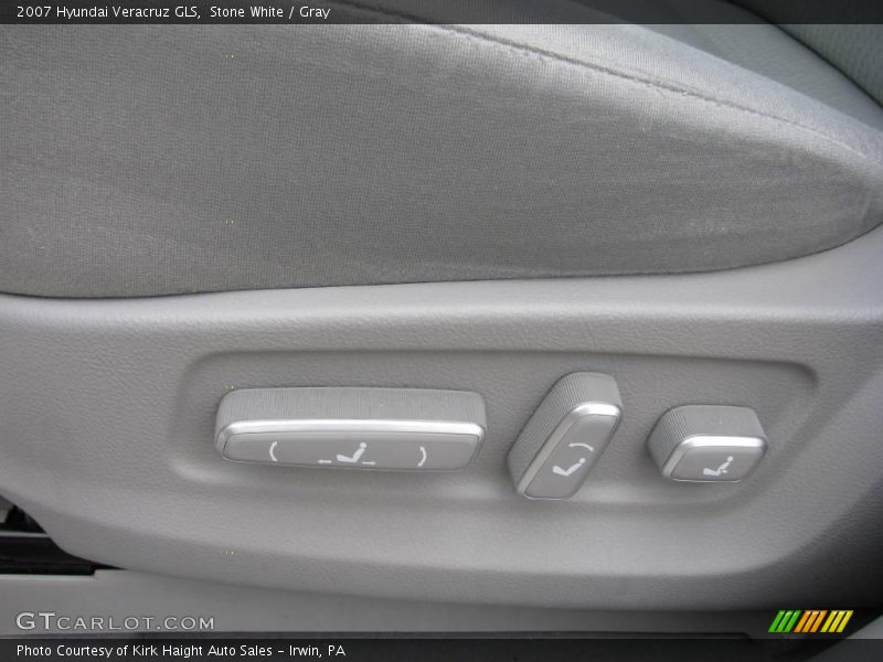 Stone White / Gray 2007 Hyundai Veracruz GLS