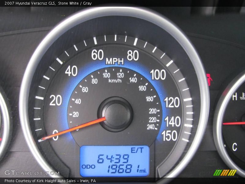 Stone White / Gray 2007 Hyundai Veracruz GLS