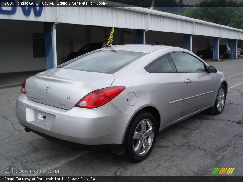 Liquid Silver Metallic / Ebony 2006 Pontiac G6 GT Coupe