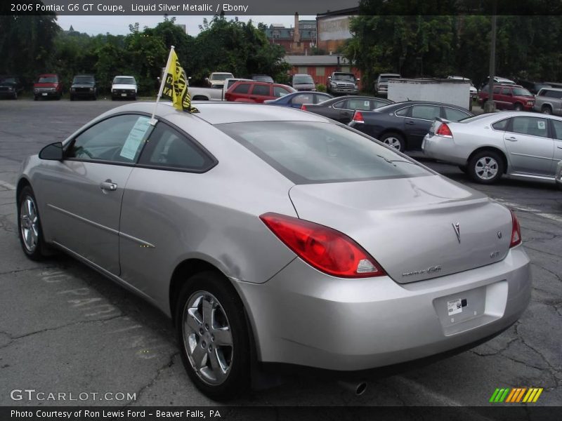 Liquid Silver Metallic / Ebony 2006 Pontiac G6 GT Coupe