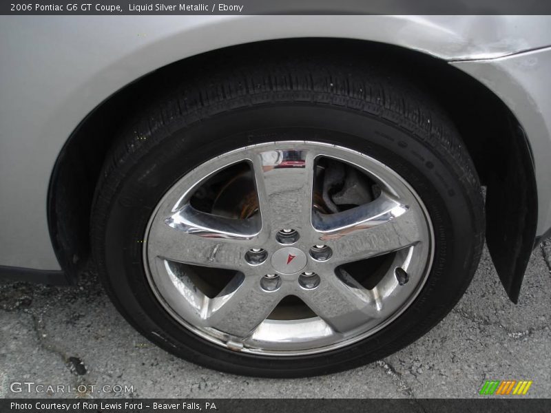 Liquid Silver Metallic / Ebony 2006 Pontiac G6 GT Coupe