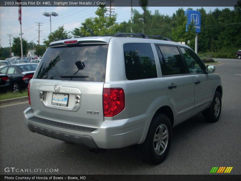 Starlight Silver Metallic / Gray 2003 Honda Pilot EX 4WD