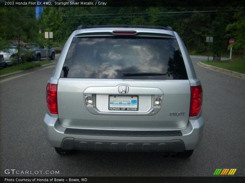 Starlight Silver Metallic / Gray 2003 Honda Pilot EX 4WD