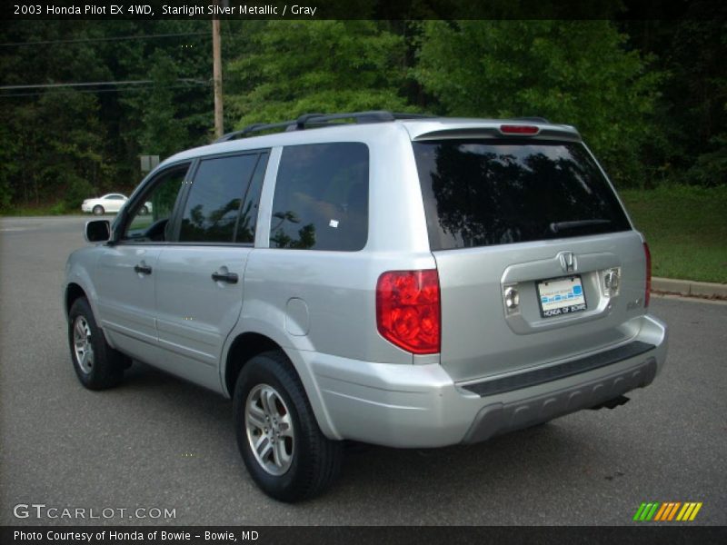 Starlight Silver Metallic / Gray 2003 Honda Pilot EX 4WD