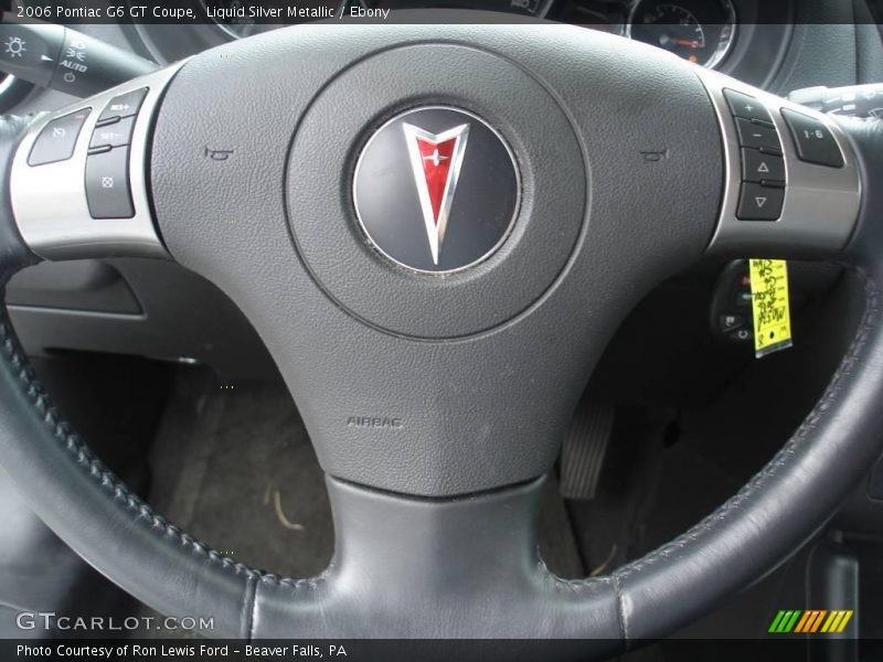 Liquid Silver Metallic / Ebony 2006 Pontiac G6 GT Coupe