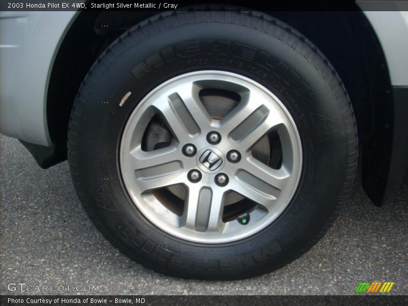 Starlight Silver Metallic / Gray 2003 Honda Pilot EX 4WD