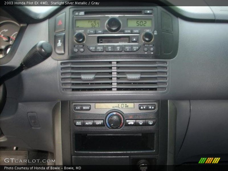 Starlight Silver Metallic / Gray 2003 Honda Pilot EX 4WD