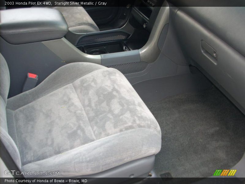 Starlight Silver Metallic / Gray 2003 Honda Pilot EX 4WD