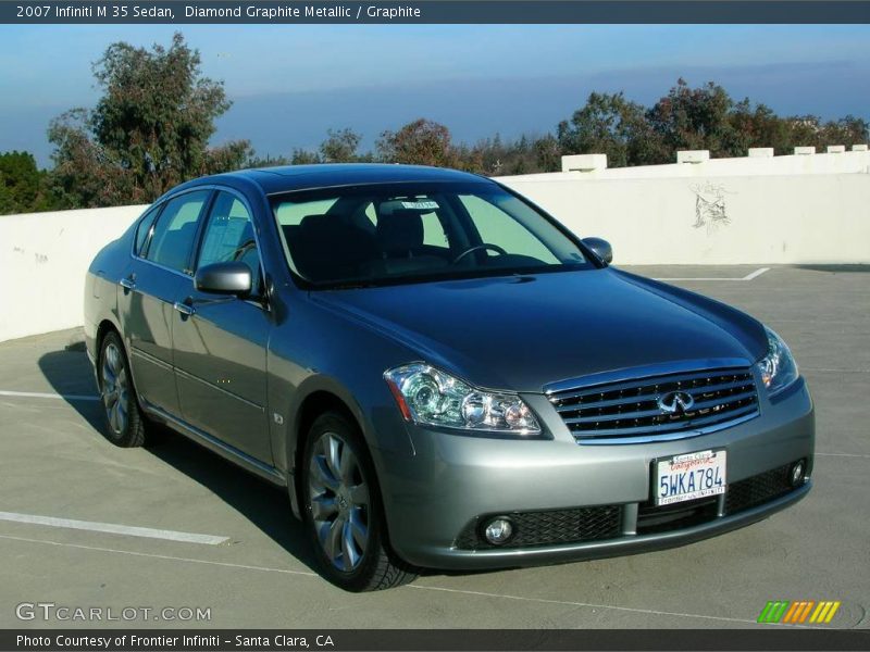 Diamond Graphite Metallic / Graphite 2007 Infiniti M 35 Sedan