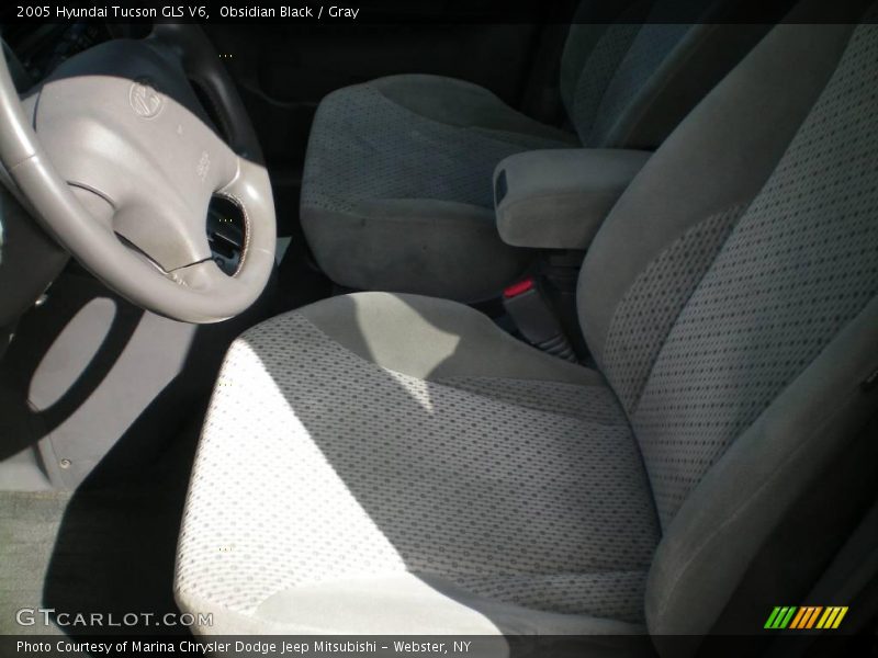 Obsidian Black / Gray 2005 Hyundai Tucson GLS V6