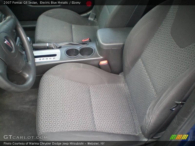 Electric Blue Metallic / Ebony 2007 Pontiac G6 Sedan