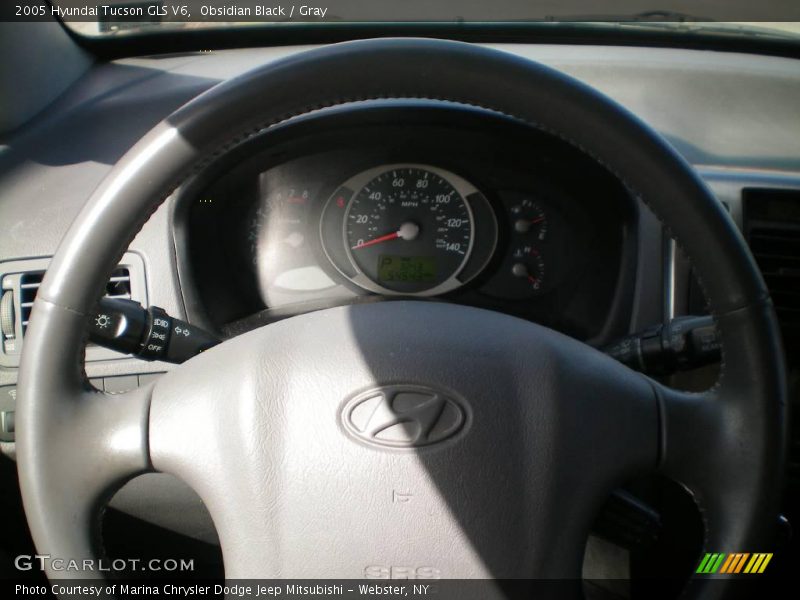 Obsidian Black / Gray 2005 Hyundai Tucson GLS V6