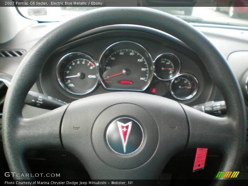 Electric Blue Metallic / Ebony 2007 Pontiac G6 Sedan