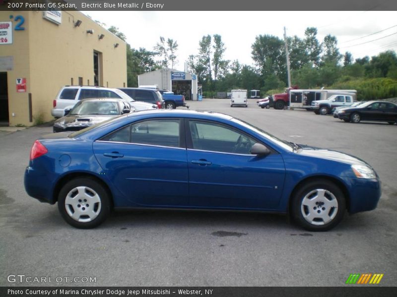 Electric Blue Metallic / Ebony 2007 Pontiac G6 Sedan