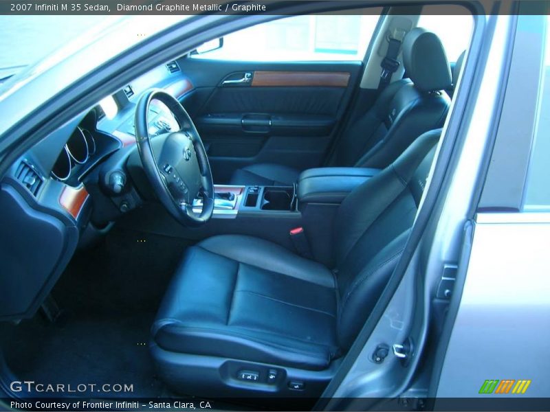 Diamond Graphite Metallic / Graphite 2007 Infiniti M 35 Sedan