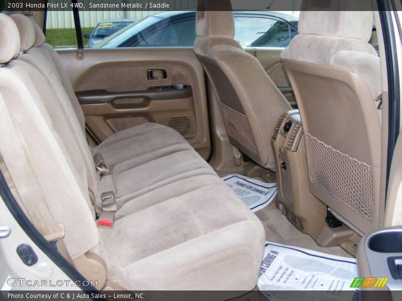 Sandstone Metallic / Saddle 2003 Honda Pilot LX 4WD