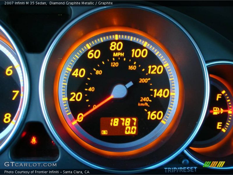 Diamond Graphite Metallic / Graphite 2007 Infiniti M 35 Sedan