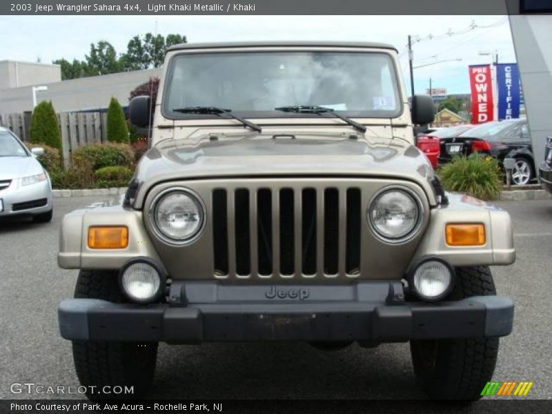 Light Khaki Metallic / Khaki 2003 Jeep Wrangler Sahara 4x4