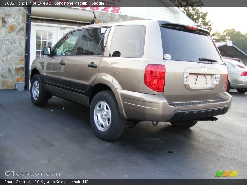 Sandstone Metallic / Saddle 2003 Honda Pilot LX 4WD