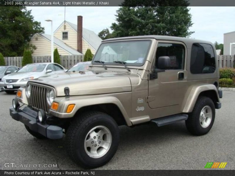 Light Khaki Metallic / Khaki 2003 Jeep Wrangler Sahara 4x4