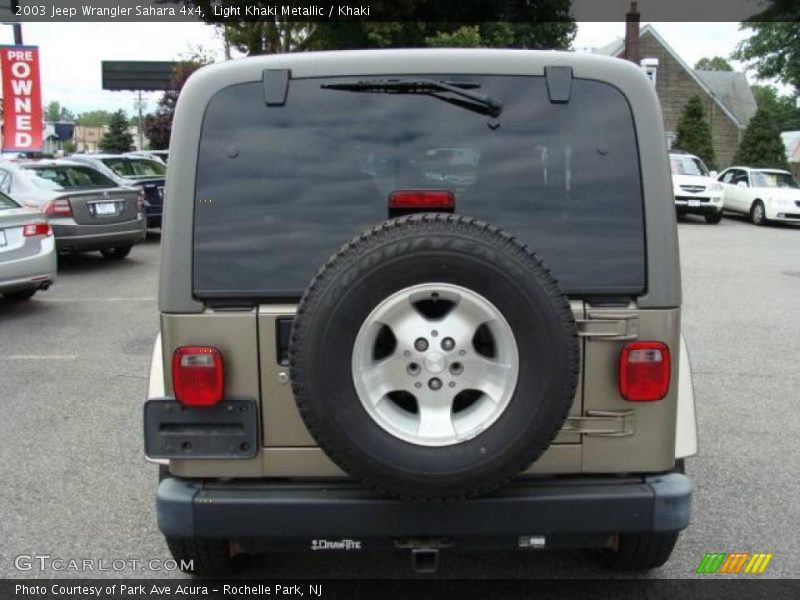 Light Khaki Metallic / Khaki 2003 Jeep Wrangler Sahara 4x4