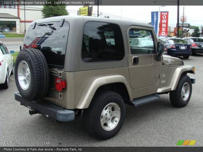 Light Khaki Metallic / Khaki 2003 Jeep Wrangler Sahara 4x4