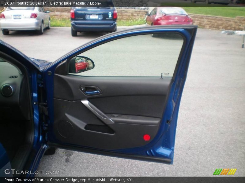 Electric Blue Metallic / Ebony 2007 Pontiac G6 Sedan