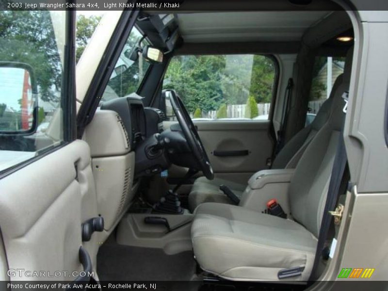 Light Khaki Metallic / Khaki 2003 Jeep Wrangler Sahara 4x4
